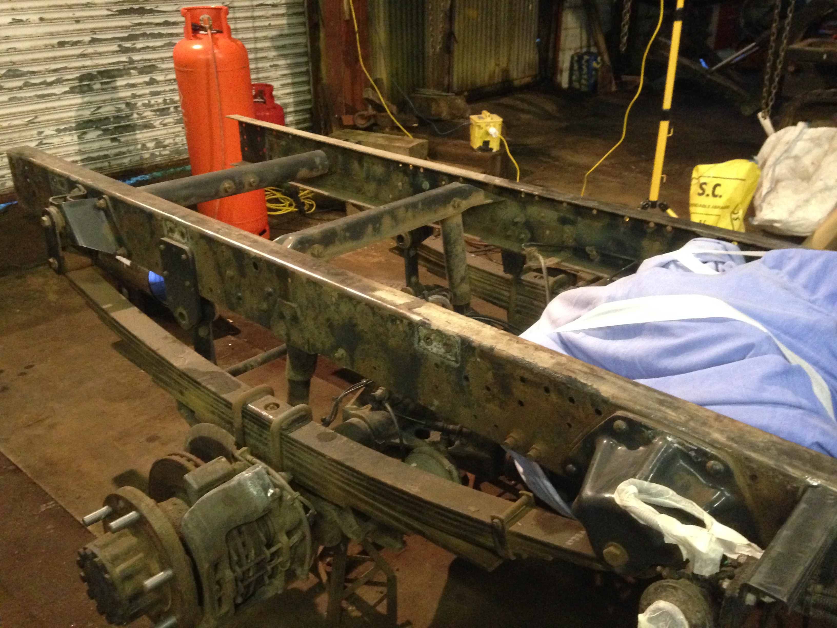 Lorry Axle Restoration Before
