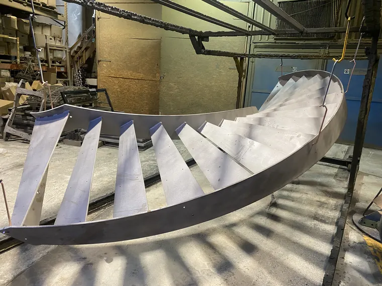 Shot and bead blasting surface preparation at Hereford Coatings